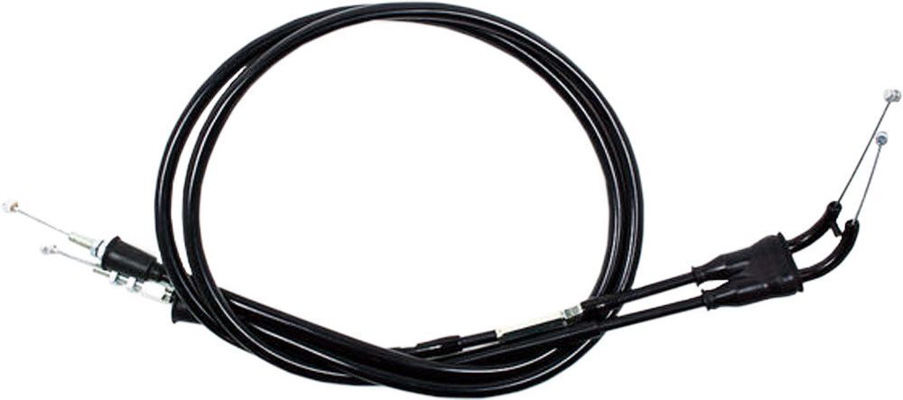 Motion Pro Black Vinyl Push - Pull Throttle Cable Set 04-0278
