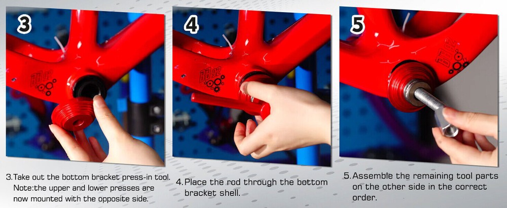 Headset Bottom Bracket BB Frame Install Remove Tool Bicycle Bearing Press Tool