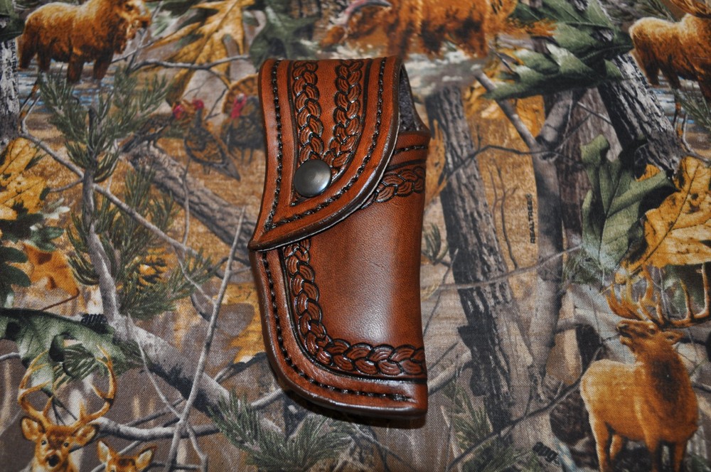 Custom Handmade Lined Sheath for Buck 112 (Sheath Only)