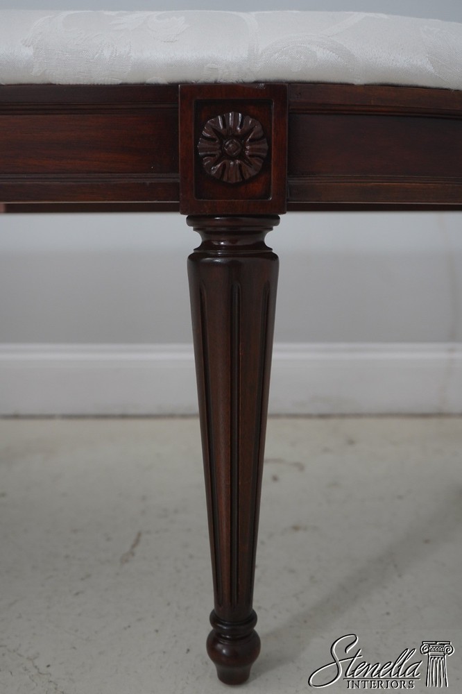 L72019: HENKEL HARRIS Mahogany Long Window Or Bed Bench