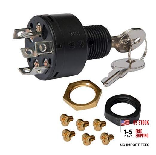 MP41000 Ignition Switch, 3 Position Magneto,white