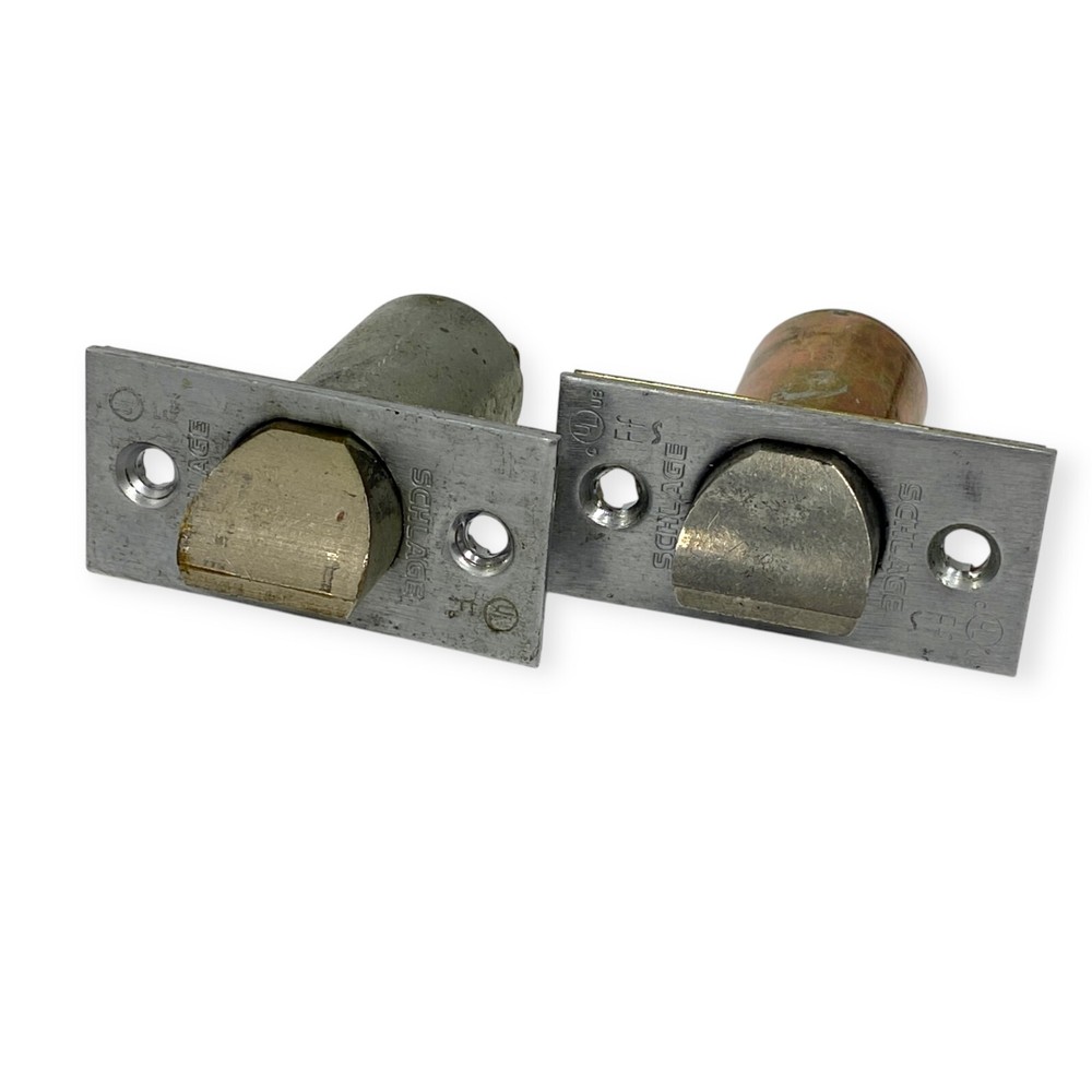 Schlage UL Deadlatch Single Point Lock or Latch Silver FF, 2 Pcs
