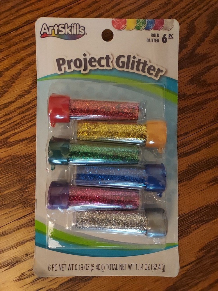 Art Skills Project Glitter 6pc set