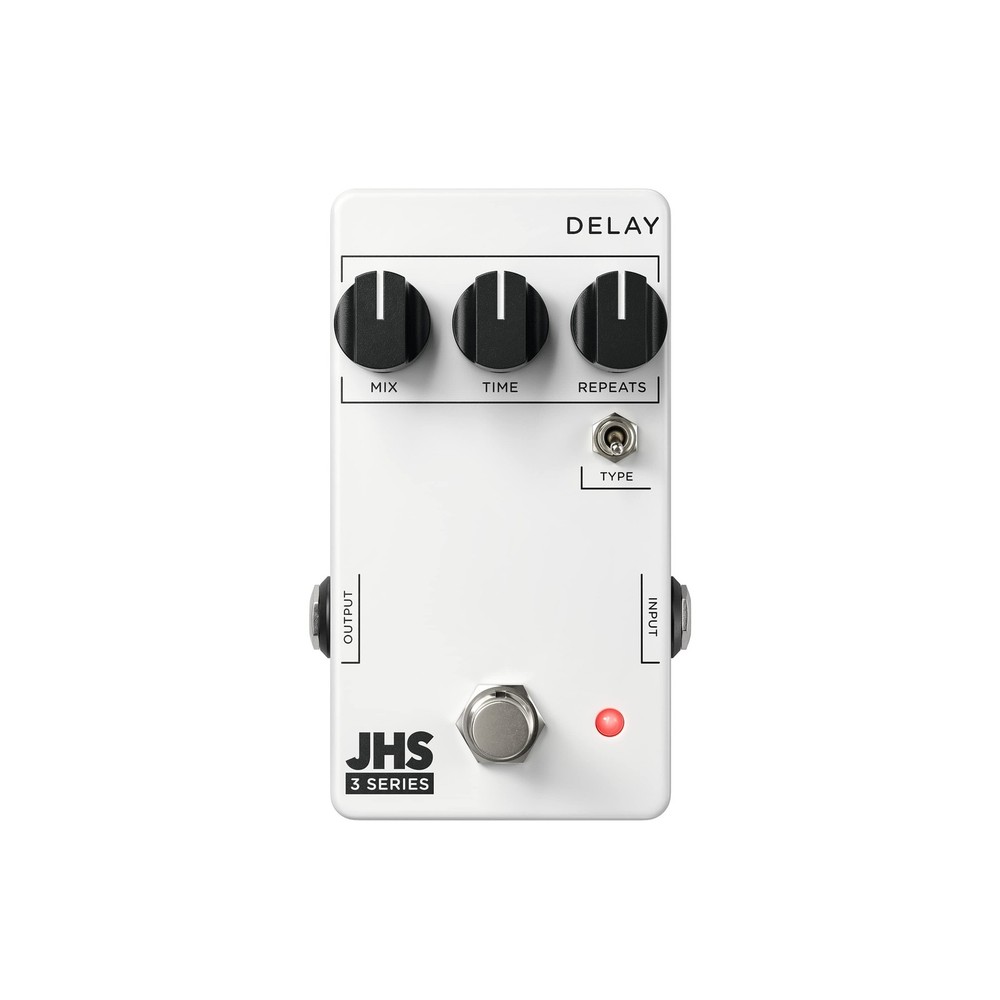 JHS Pedals 3 Series Delay Bundle with MXR Patch Cable 3 Pack