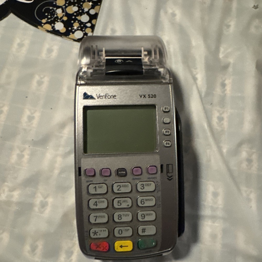 Verifone Card Machine VX-520 Payment Untested.