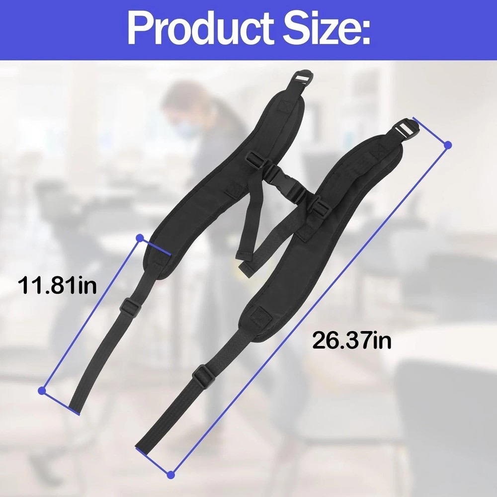 Adjustable Nylon Backpack Vacuum Shoulder Straps - Lightweight & Durable
