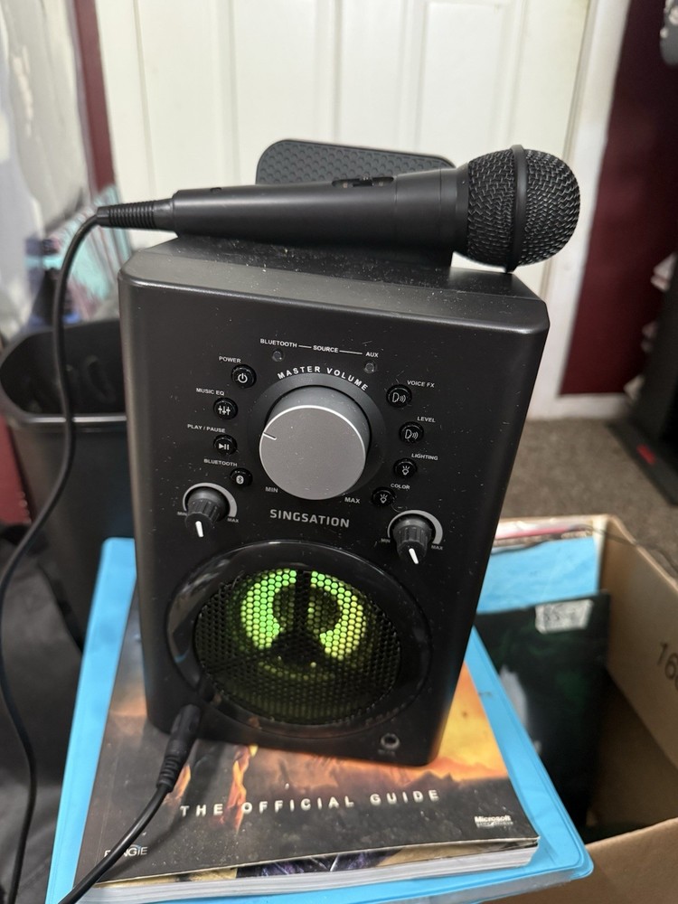 Singstation Karaoke System - with Wireless Bluetooth Speaker and Microphone