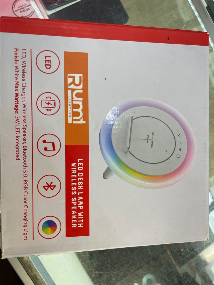 RUMI LIGHTING LED Desk Lamp with Wireless Speaker