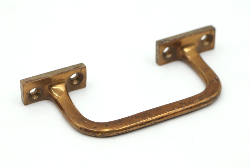 Vintage 4.875 in. Brass Bridge Drawer Cabinet Pull