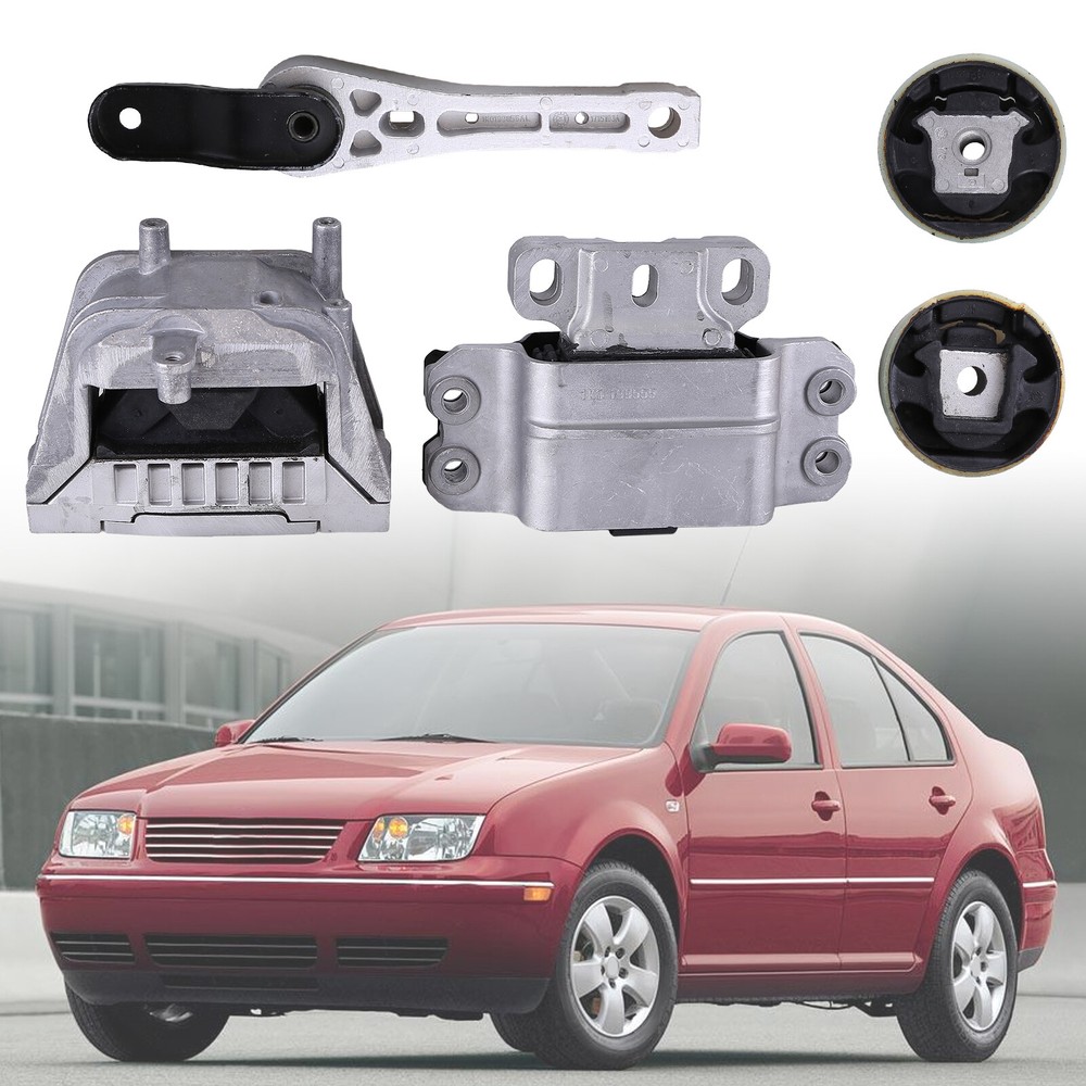 5PCS For 2005-2010 VW Jetta 2.5L Engine Motor & Transmission Mount Set