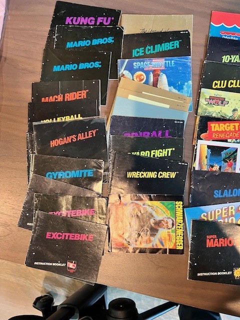 NES Nintendo manual instruction booklet