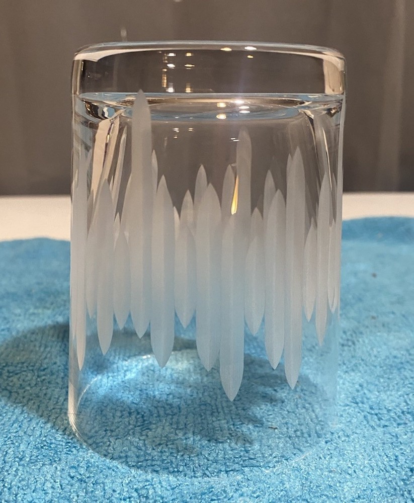 Replacement Absolut Elyx Whiskey, Glass ￼10oz 3.75”Tall, 3”D