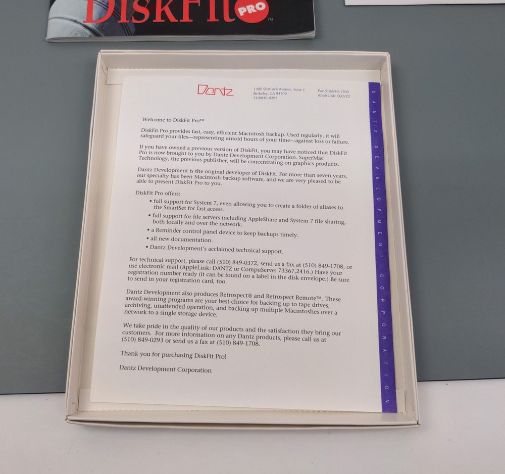 DiskFit PRO ~ Apple Mac Backup Software by Dantz