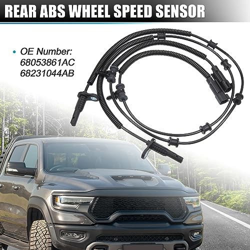 2pcs ABS Wheel Speed Sensor Rear Left Right Wheel ABS Brake Sensor for Ram