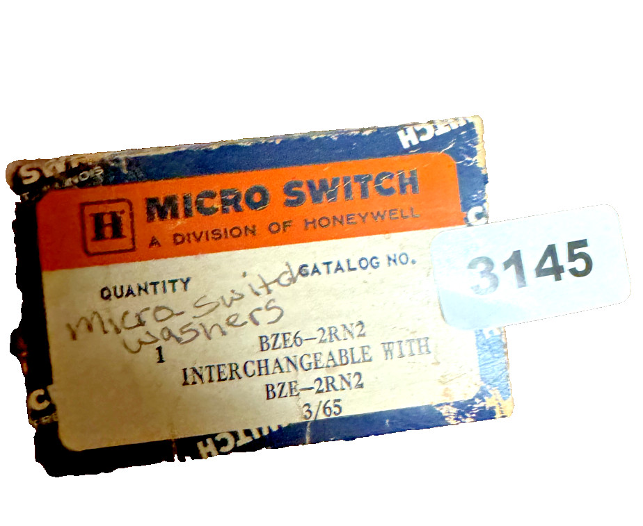 Honeywell BZE6-2NR2 Micro Switch 15 A
