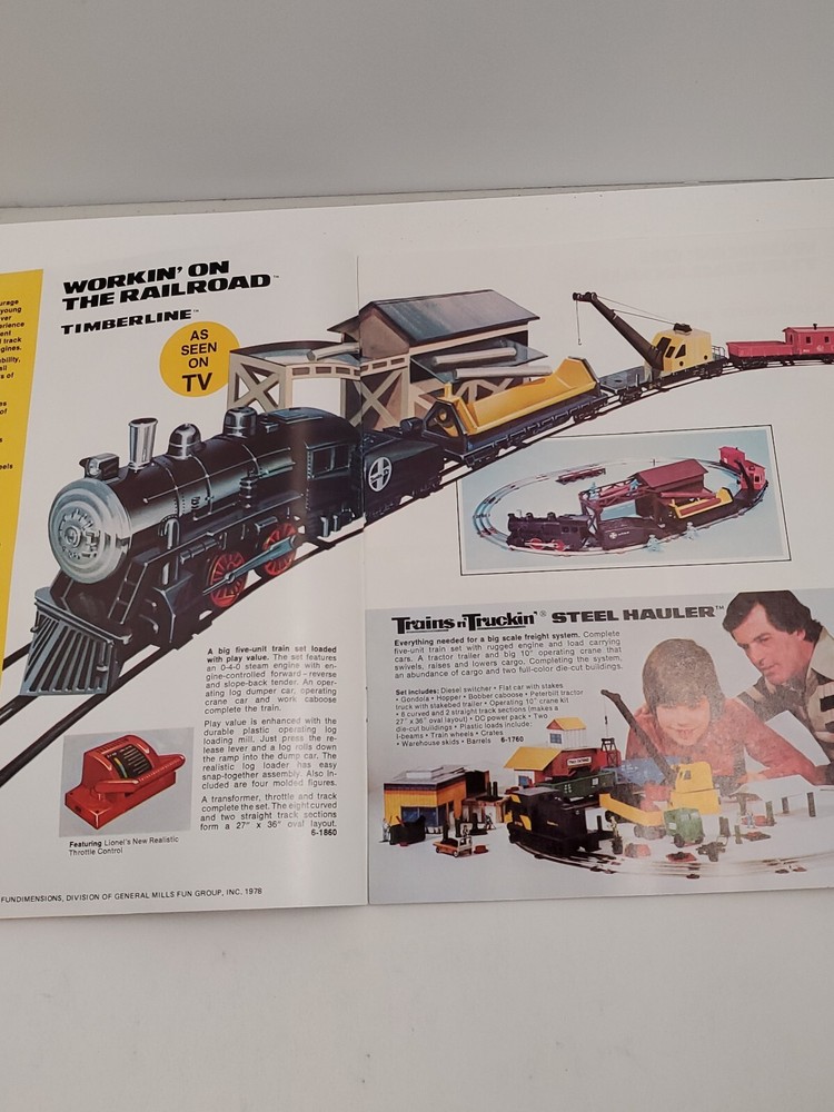 VINTAGE LIONEL TRAINS CATALOG 1978