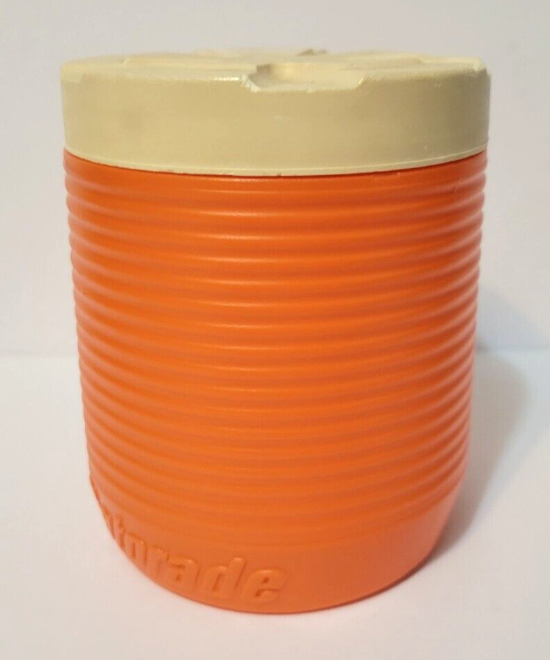 Vintage Gatorade Powder Container Orange 80s Small Jug