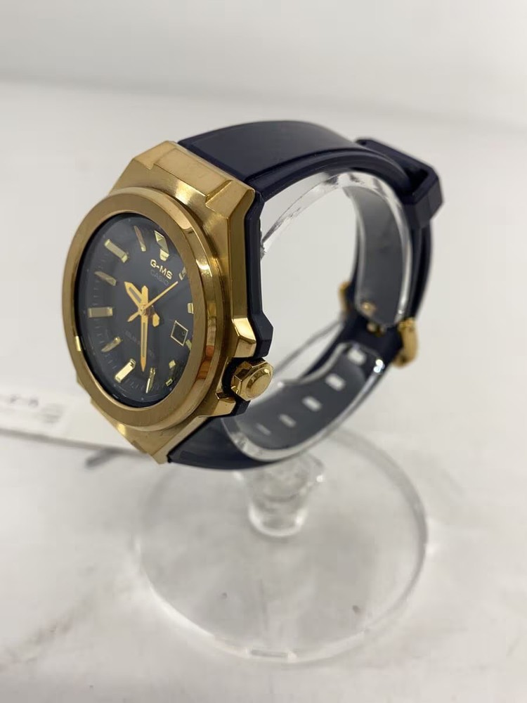 CASIO Wristwatch Analog Rubber Navy Navy SS MSG S500G