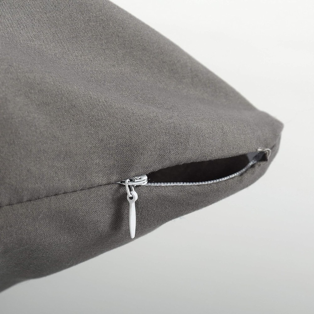 Elegant Charcoal Grey Microfiber Body Pillowcase 21"x54", Machine Washable