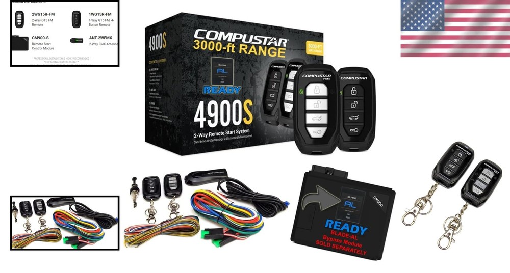 Professional Grade Remote Start System with 3000-ft Range