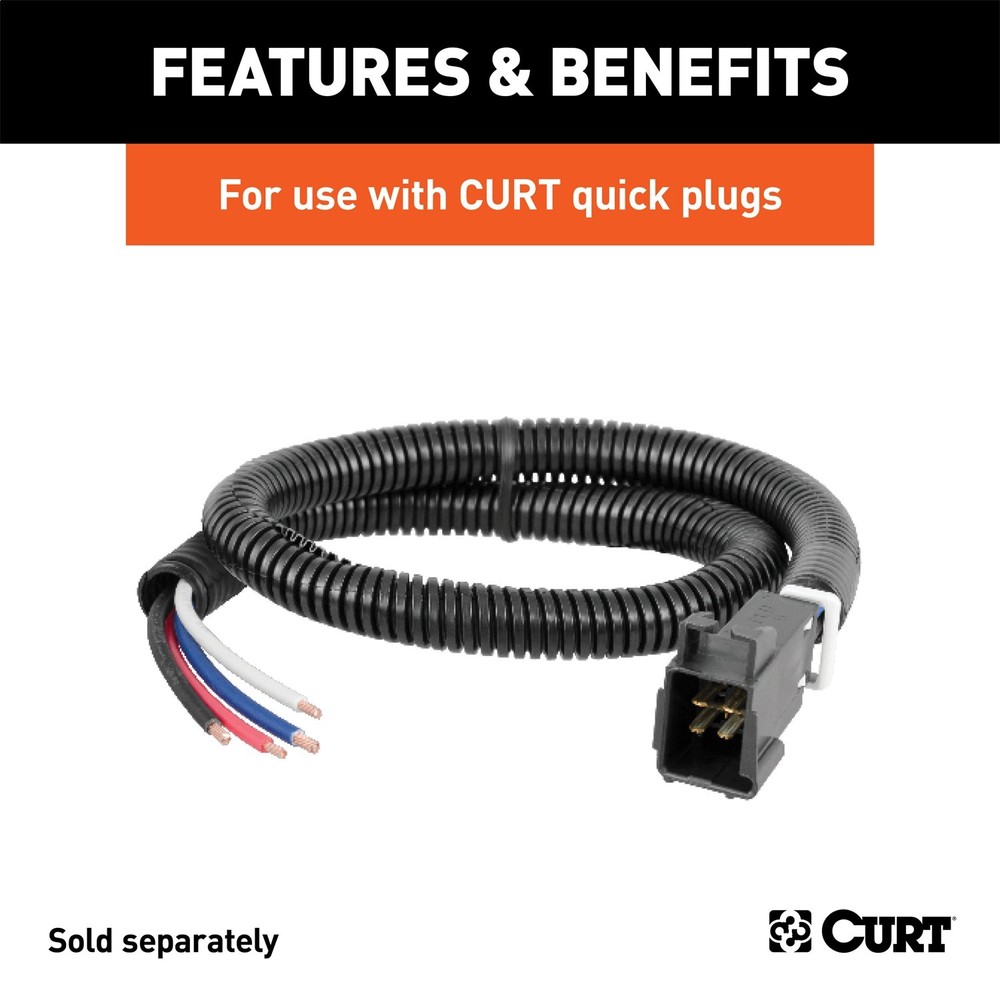 CURT 51500 Trailer Brake Controller Wiring Kit