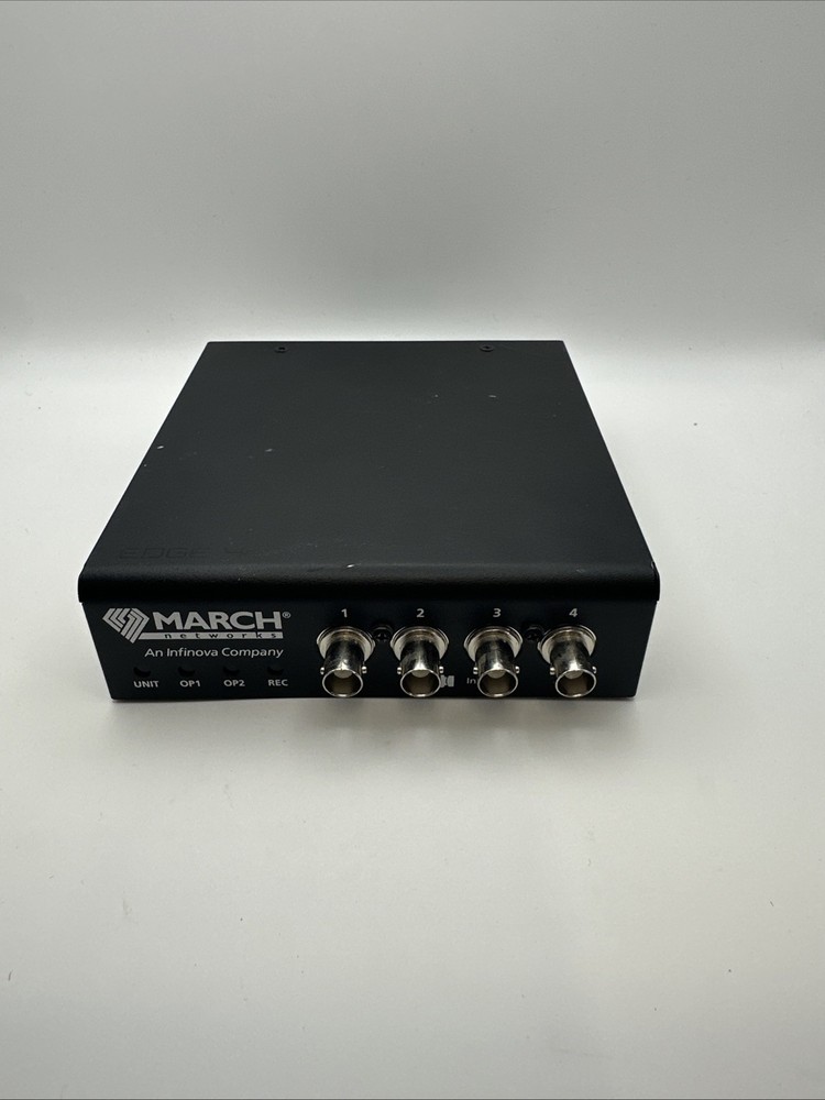 March Networks EDGE 4e NVR 4-Channel PoE Video Encoder / No Ac Adapter