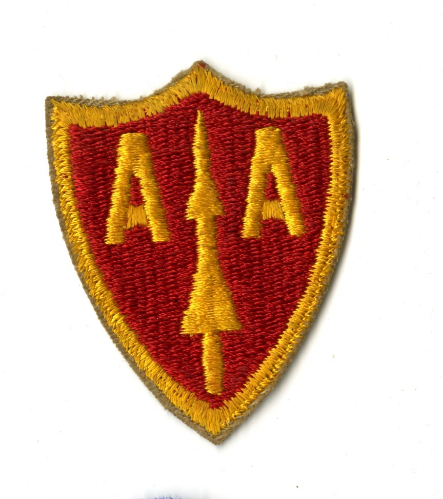 Antiaircraft Command and Missile Command White Back Patch