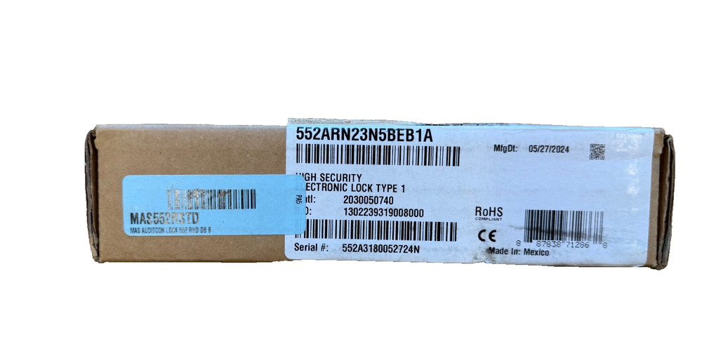 Dormakaba 552ARN23N5BEB1A High Security Electronic Lock Type 1