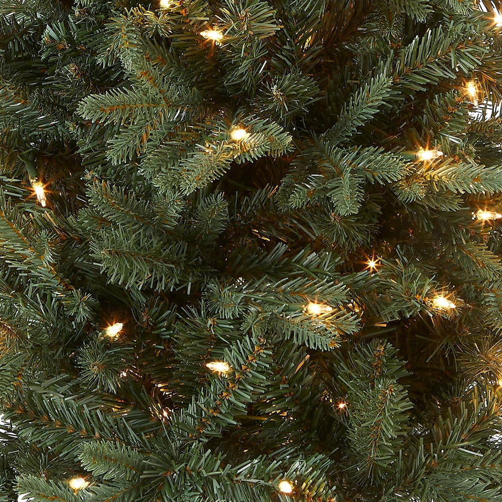 Pre-Lit Artificial Mini Christmas Tree Includes Small Lights Burlap-4 Ft