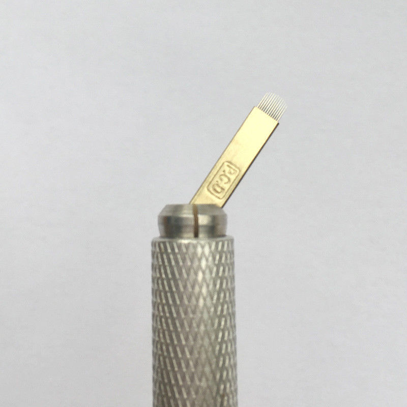 PCD 12 U Shape Needle Microblading Permanent Makeup Manual Eyebrow Tattoo Blades