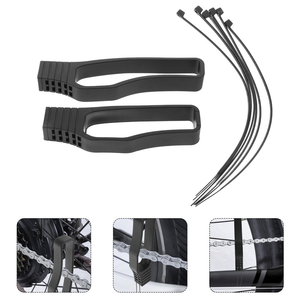1Pair Bike Chain Protector Chains Protector Mountain Bikes Chain Protection Tool