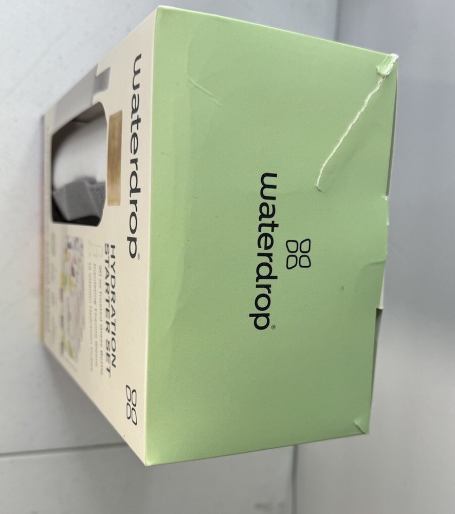 Waterdrop Hydration Starter Pack 20oz Glass Bottle 12 Hydration Packs