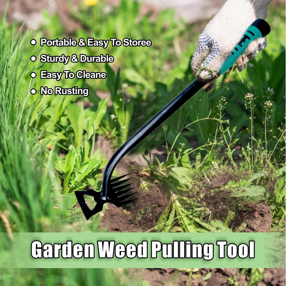 Weed Puller Tool-2Pcs Gardening Hand Weeder Tools, 2025 New Weeding Green
