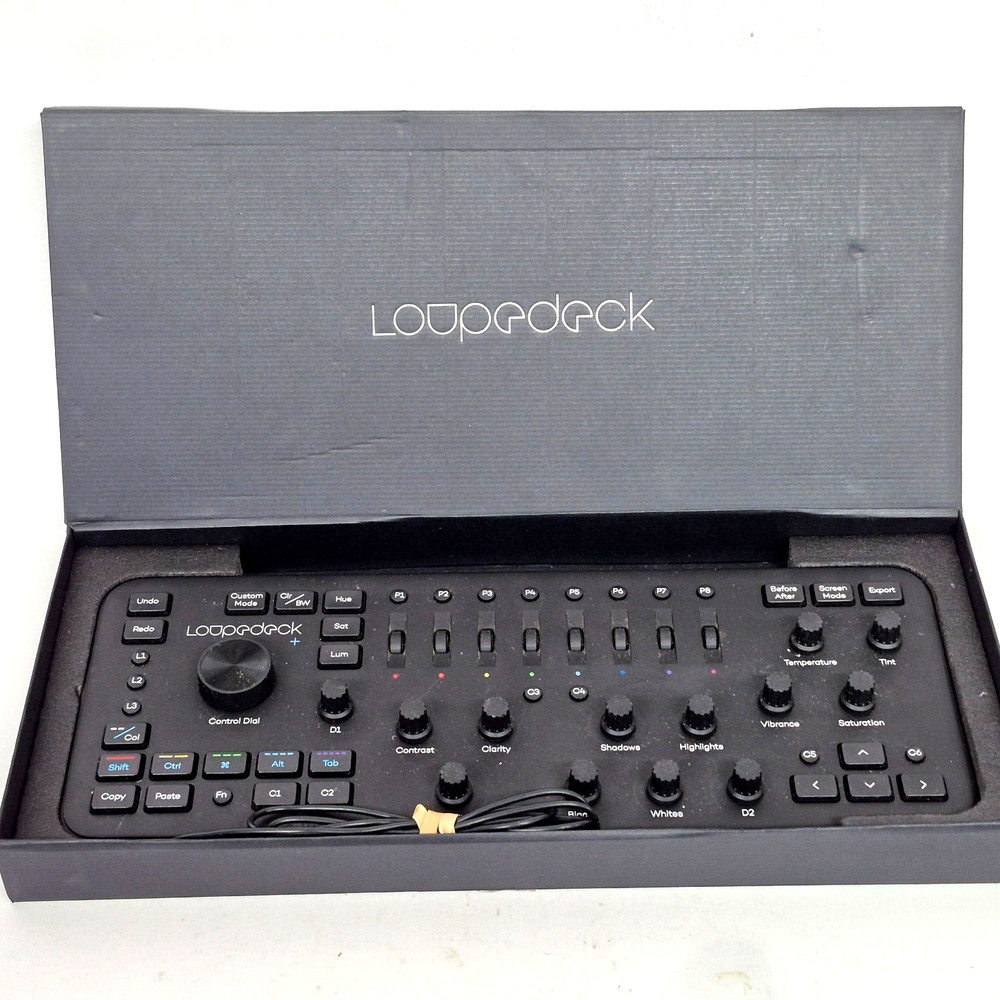 Loupedeck Plus + Photo/Video Editing Controller Console Japan