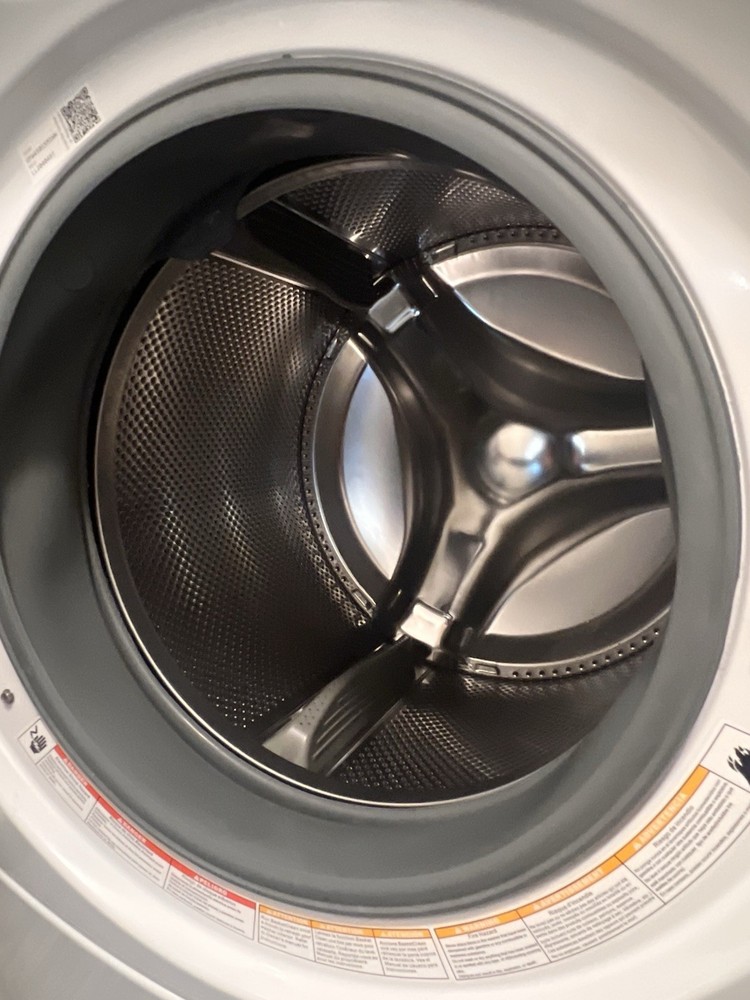 GE Front-Loading Electric Washer & Dryer Set White Steam Technology