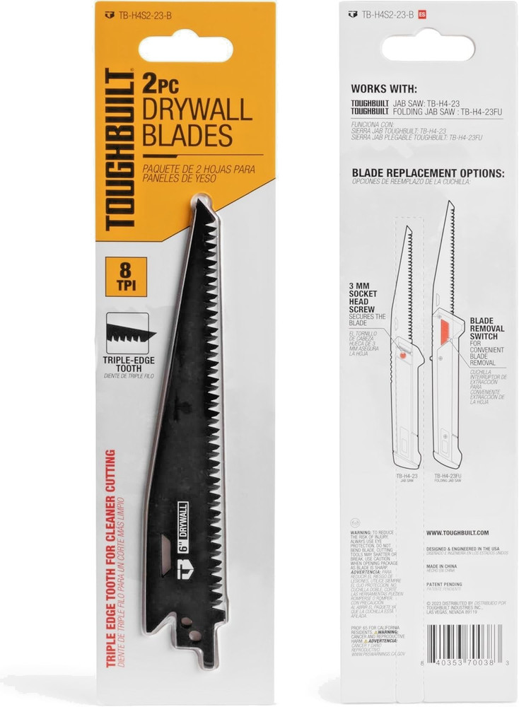 ToughBuilt – Jab Saw Replacement Blades (2 Pc Set)