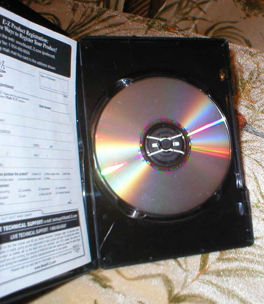 CONTRACTORS FORMS MADE E-Z CD-ROM SOFTWARE WINDOWS VINTAGE 1999 SOLD AS IS