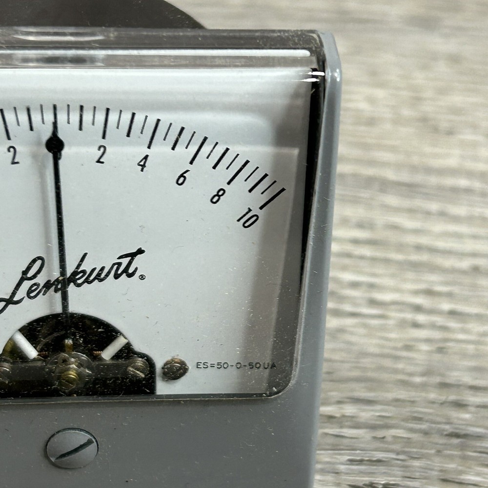 Lenkurt 149-29867-03 Panel Meter 10-0-10 Vintage Unknown Measurement