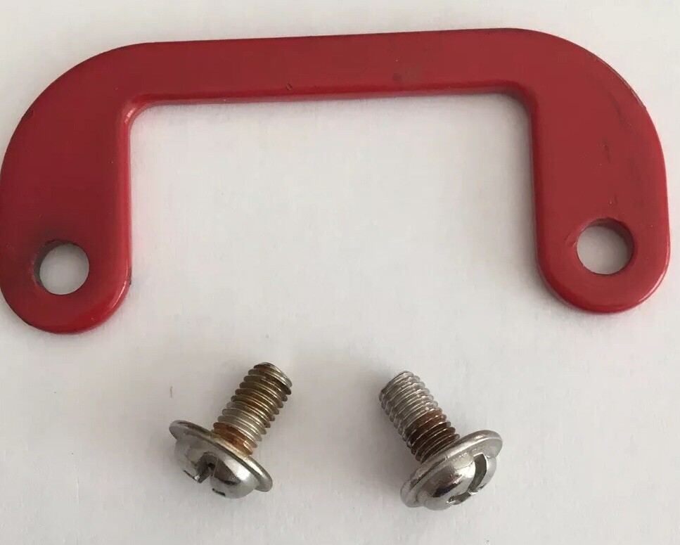 BOB Revolution Stroller Jogger RED U Shape Bracket & Scews. Models 2004 - 2009