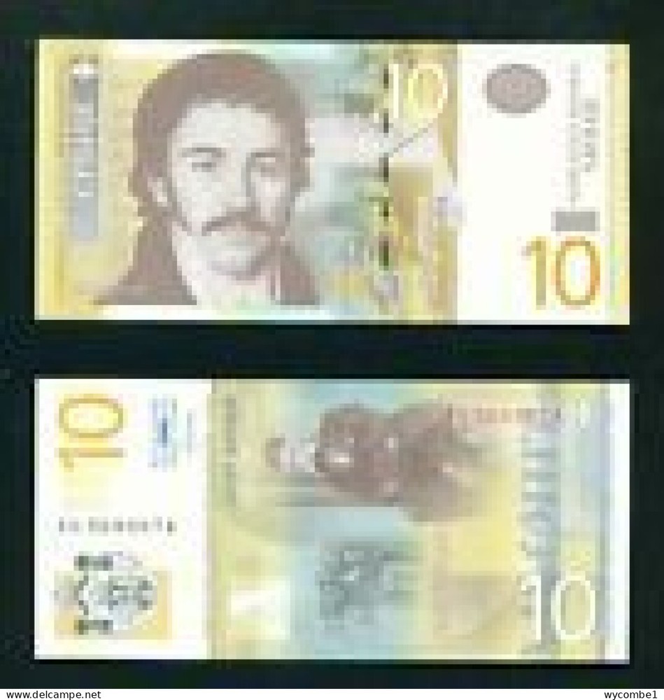 SERBIA - 2013 10 Dinara UNC