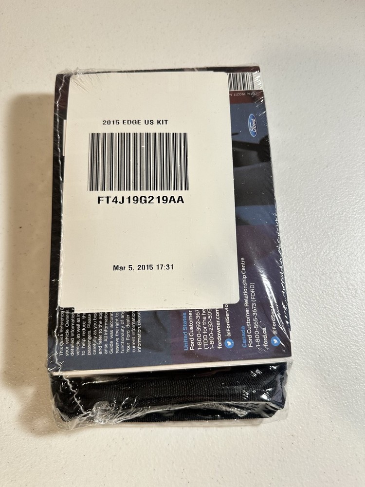 2015 Ford Edge Owners Manual Set