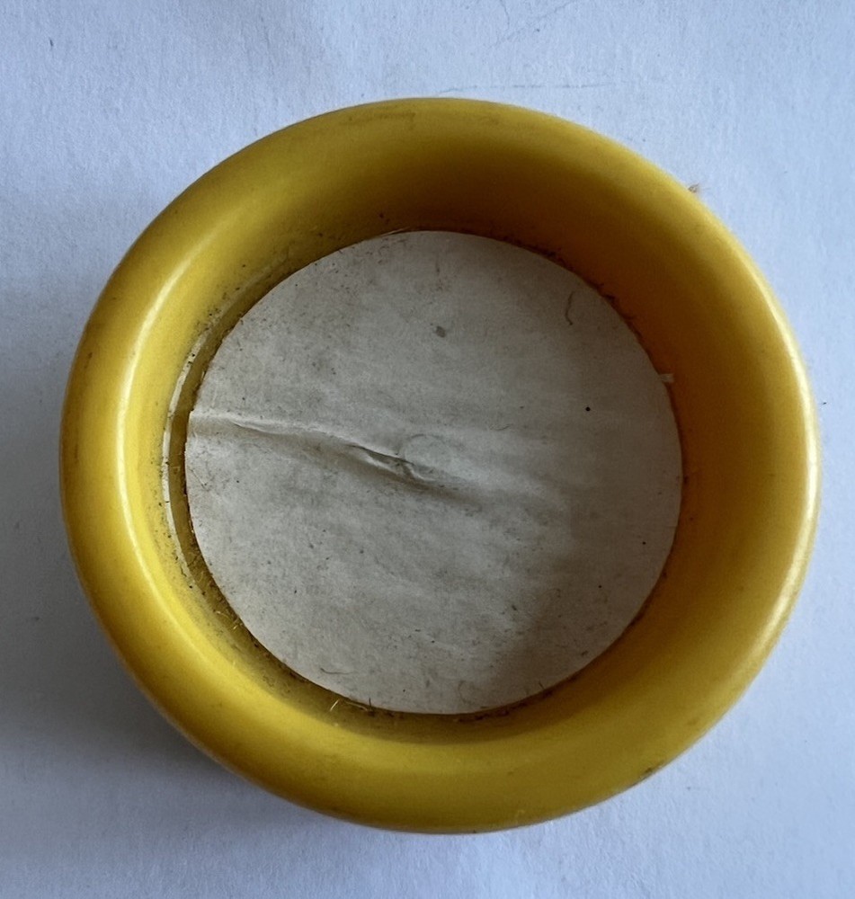 Vintage Yellow Plastic Yo-Yo RENK SEED Advertisement