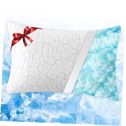 Cooling Pillows for Sleeping 1 Pack, Adjustable Shredded Standard(Pack of 1)
