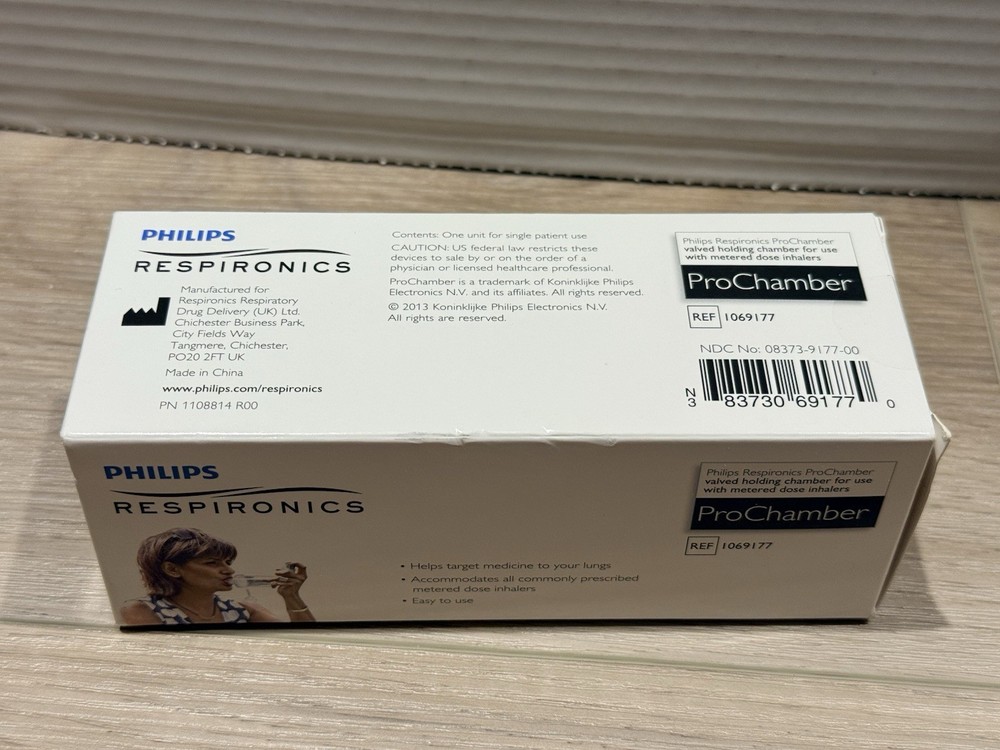 Philips Respironics ProChamber Valved Holding Chamber Ref 1069177