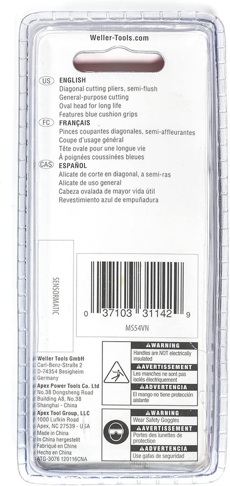 MS54VN Semi-Flush Oval Head Cutter, Blue