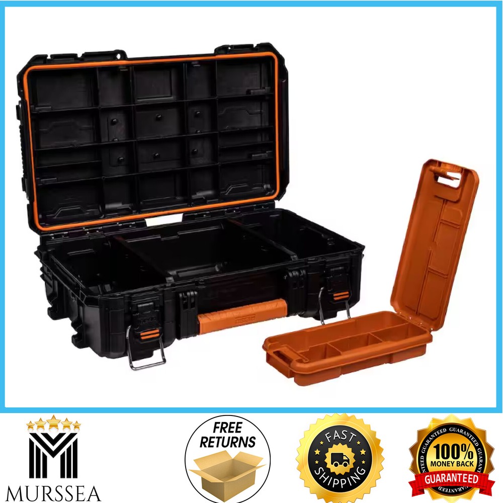 RIDGID 2.0 Pro Gear System Power Tool Case and Storage Tool Box