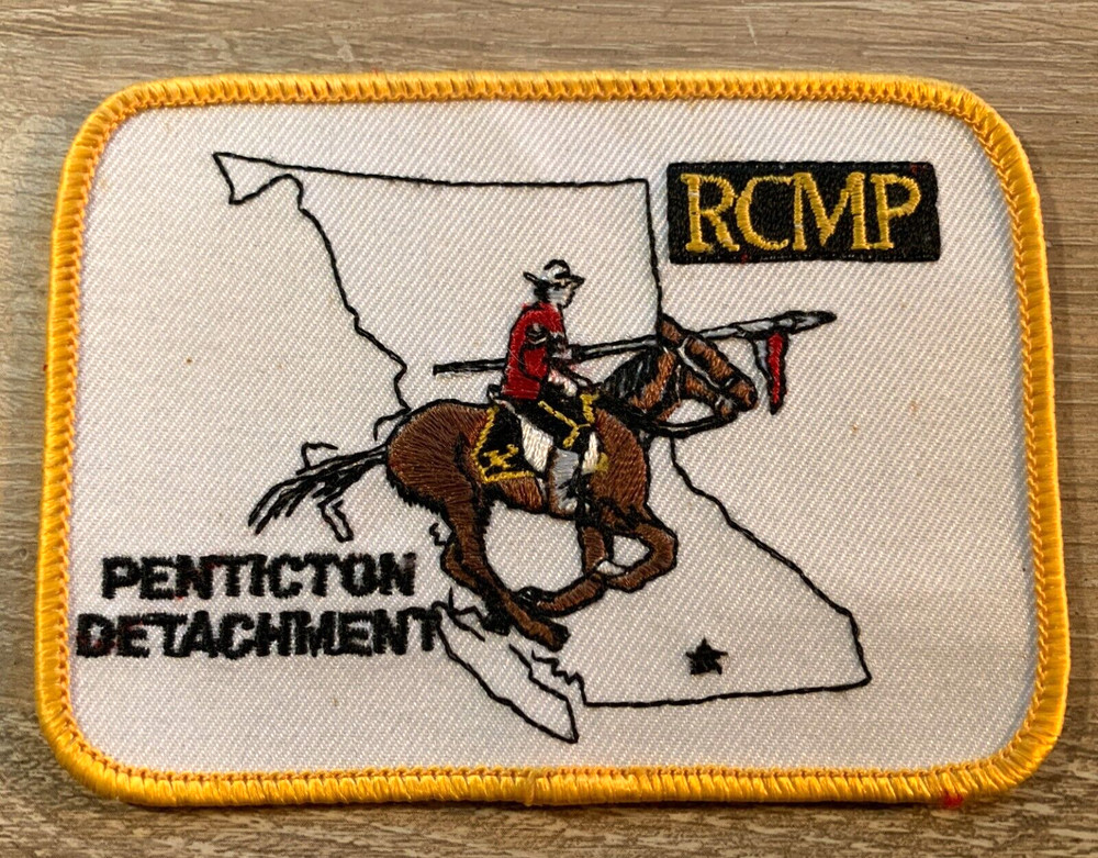 RCMP Penticton Detachment (British Colombia) Shoulder Arm Patch, Canada