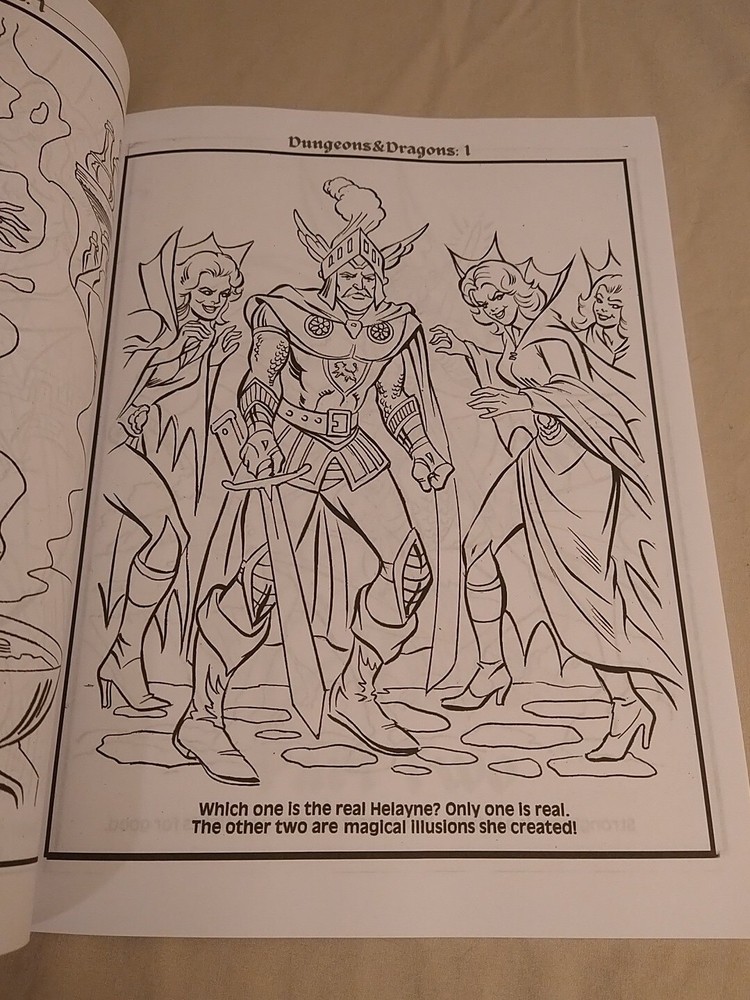 Dungeons and Dragons Coloring Book