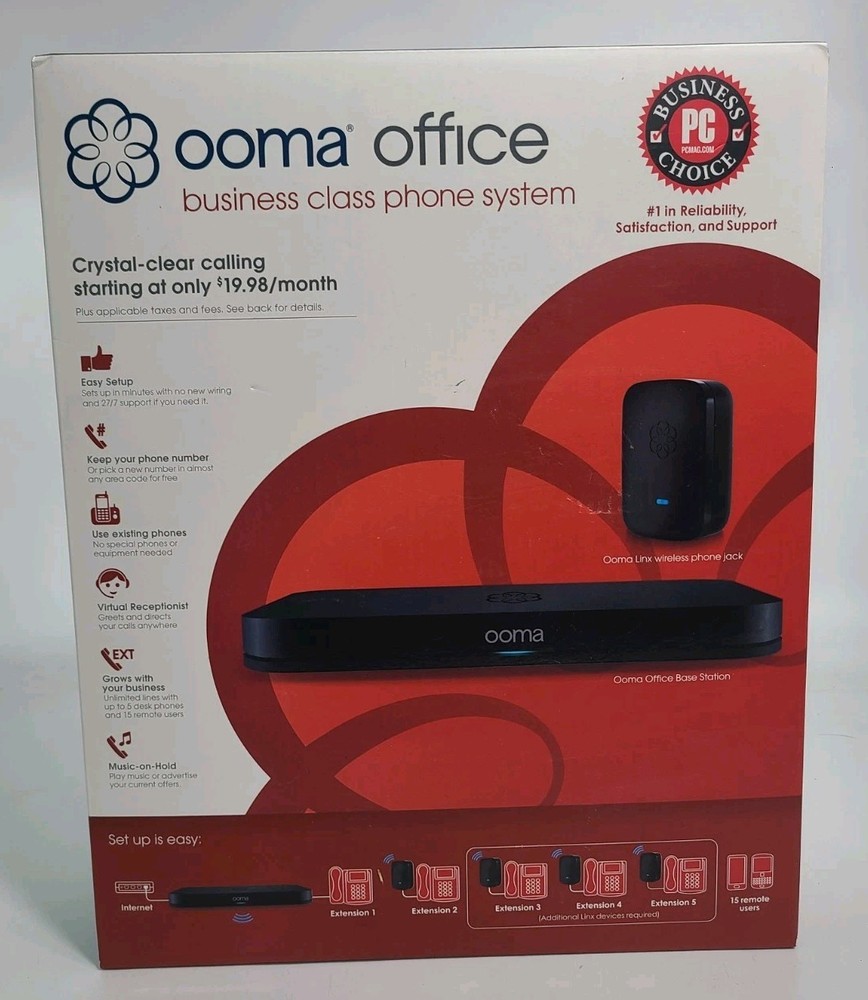 Ooma Office- Business Class Phone System- New👍👍
