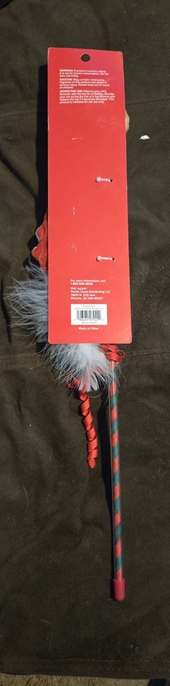 Merry & Bright Cat Wand Catbip Teaser Toy